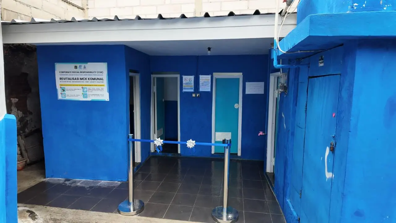 Gandeng Paljaya, PAM Jaya Revitalisasi MCK Komunal di Manggarai